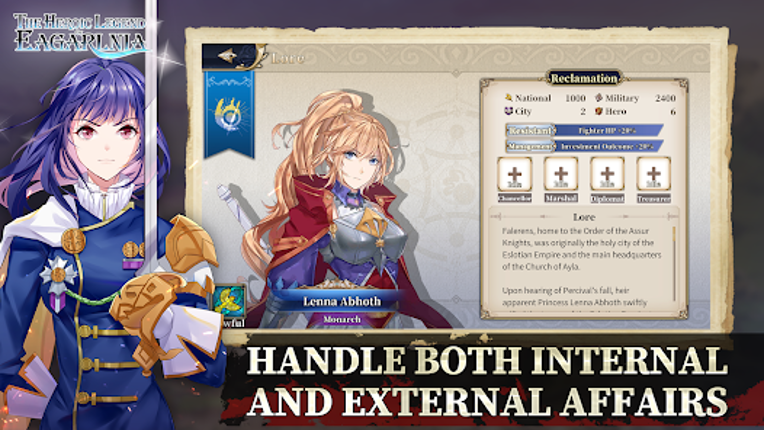 The Heroic Legend of Eagarlnia Image