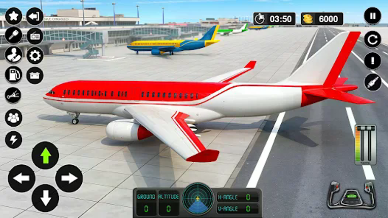 City Pilot Airplane Journey Image