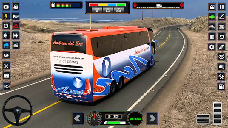 Euro Bus Driving Bus Simulator screenshot