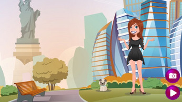 Molly Traveler Dress Up screenshot