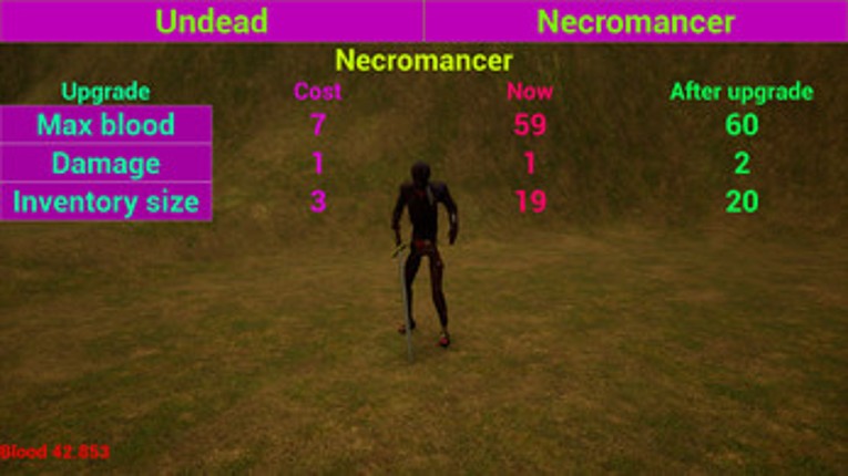 Necromancer's army screenshot