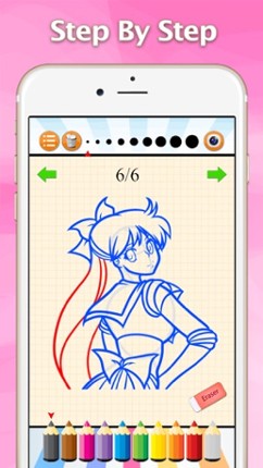 How to Draw for Sailor Moon : Drawing and Coloring screenshot