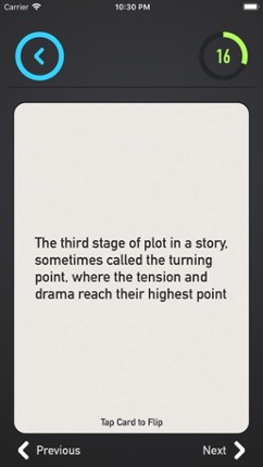 Literary Analysis Quiz screenshot