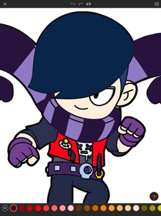 Starz - Brawl Stars Coloring Image