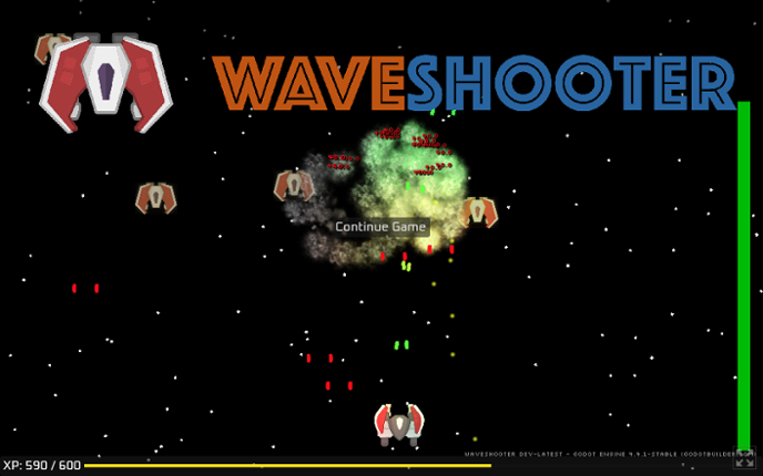 Wave Shooter Game Template for Godot 4 Image
