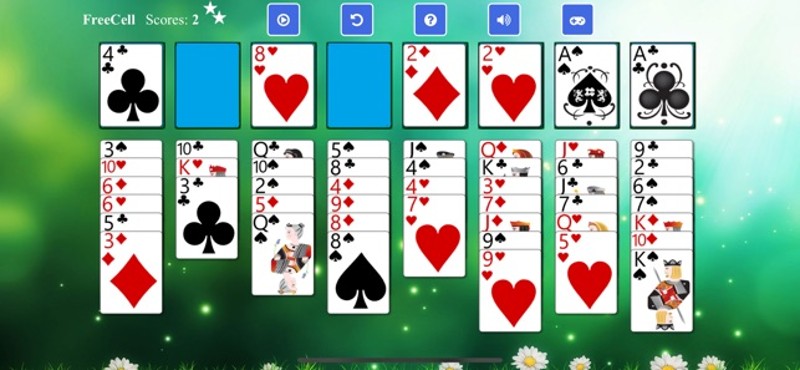 FreeCell Solitaire - screenshot