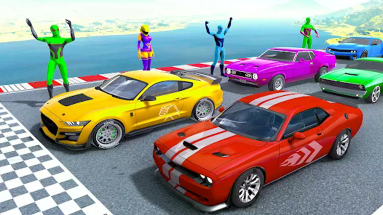 Superhero Game: Ramp Car Stunt Image