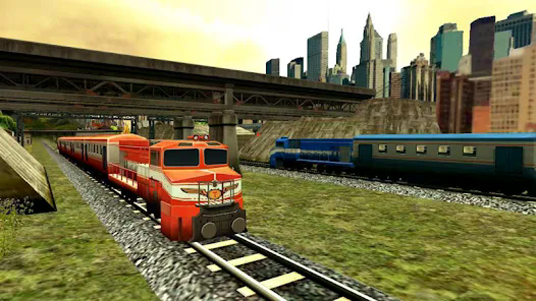Train Racing Games 3D 2 Player screenshot