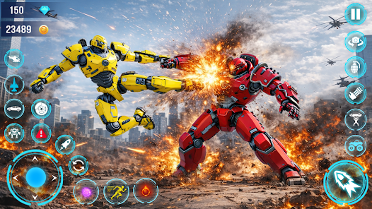 Robot Game: Robot Transform 3D Image