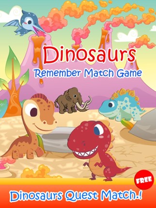 Little Dinosaur Quest - Match Games Free For Kids screenshot