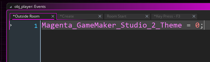 Games like Magenta GameMaker Studio 2 and 2.3 Theme