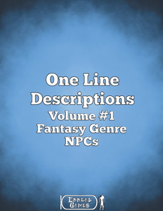 One Line Descriptions Volume 1 Fantasy Genre NPCs Game Cover