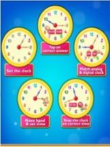 Time Telling Quiz Puzzle Image