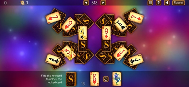 3000 TriPeaks Solitaire Games screenshot