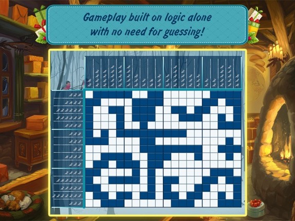 Christmas Griddlers: Journey to Santa Free — Nonogram japanese pixel logic game screenshot