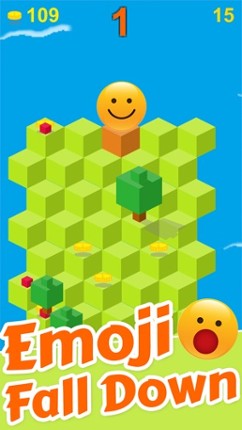 Cube Skip Emoji Fall Down : Emotion Rolling Ball Endless Games screenshot