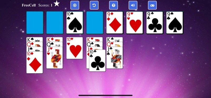 FreeCell Solitaire - screenshot