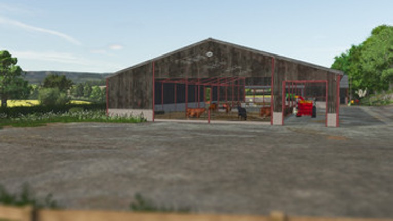 FS25 UK Large Beef Shed - V2 Image