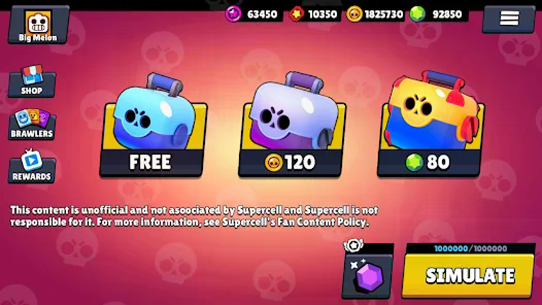 Box Simulator for Brawl Stars screenshot
