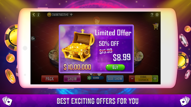 Teenpatti Indian poker 3 patti screenshot