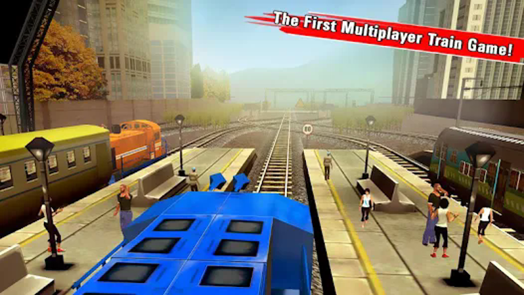 Train Racing Games 3D 2 Player screenshot