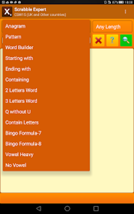 Word Expert (for SCRABBLE) screenshot