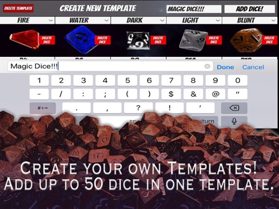 Magic Dice Roller screenshot