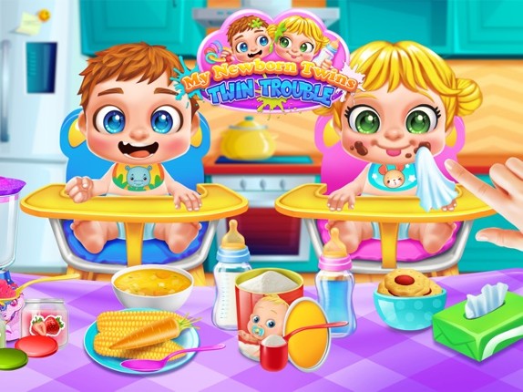 My Newborn Twin Trouble Image