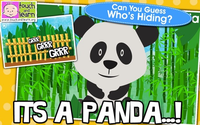 Peekaboo Zoo - Who's Hiding? A fun & educational introduction to Zoo Animals and their Sounds - by Touch & Learn screenshot