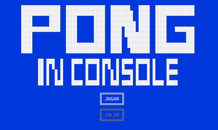 PONG en consola Image