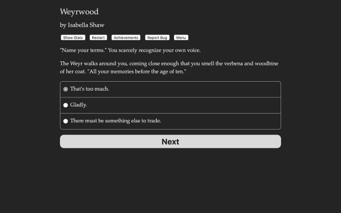 Weyrwood screenshot