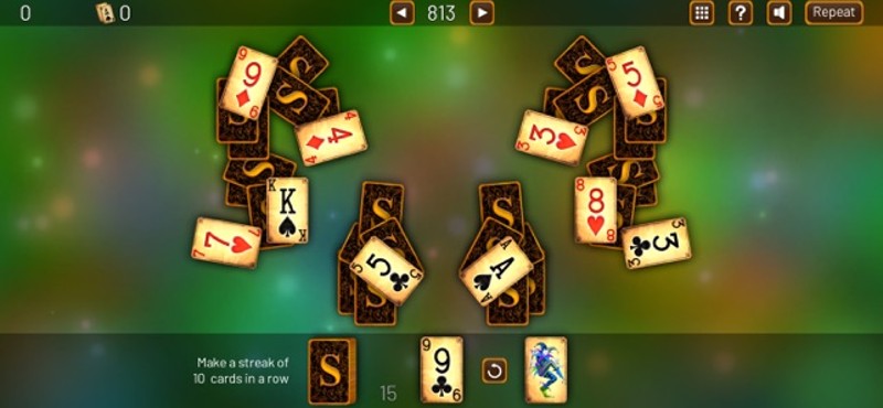 3000 TriPeaks Solitaire Games screenshot