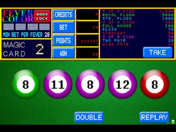 90s Video Pokers screenshot