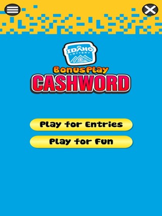 Cashword by Idaho Lottery screenshot