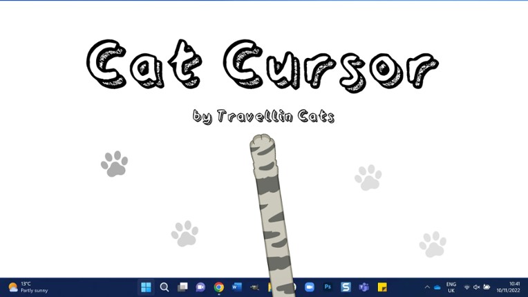 Cat Cursor by Travellin Cats screenshot