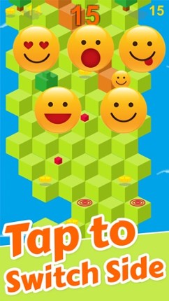 Cube Skip Emoji Fall Down : Emotion Rolling Ball Endless Games screenshot