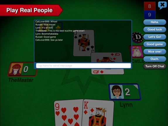 Euchre 3D screenshot