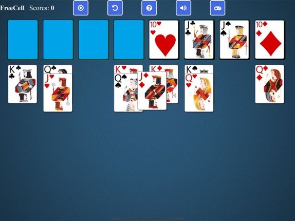 FreeCell Solitaire - screenshot