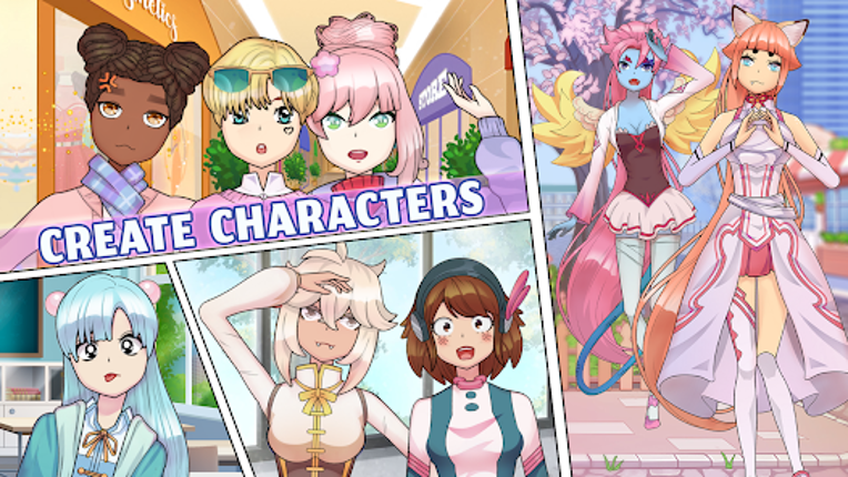 Anime Moe Girls Dress Up Games screenshot