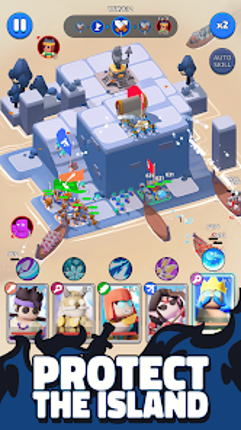 North War: Island Defense 3D Image