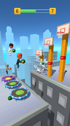 Jump Up 3D: Basketball game screenshot
