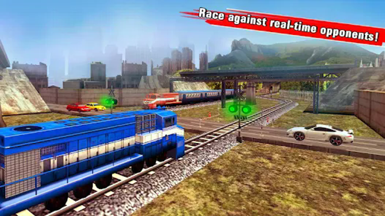 Train Racing Games 3D 2 Player screenshot