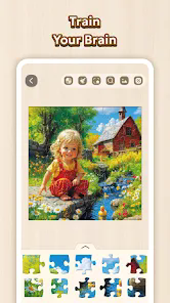 Jigsaw Puzzle - Countryside screenshot