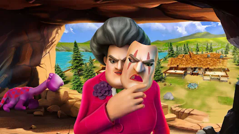 Scary Teacher Stone Age screenshot