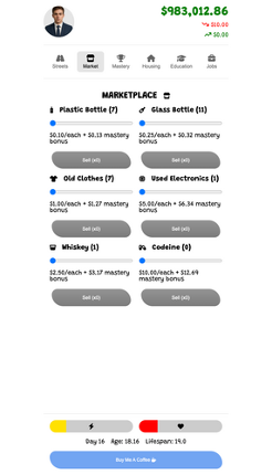 Hobo Life Sim screenshot