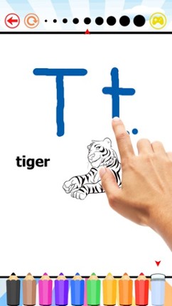 Learn ABC Free: Education To Write Alphabet, Numbers and English Words screenshot