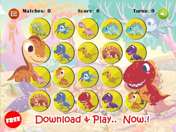 Little Dinosaur Quest - Match Games Free For Kids screenshot