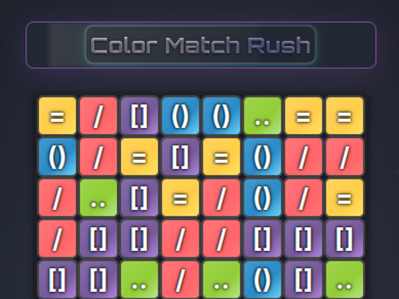 Color Match Rush | Colorblind-friendly | play for free Image