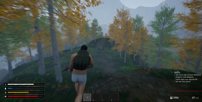 Forbidden zone screenshot