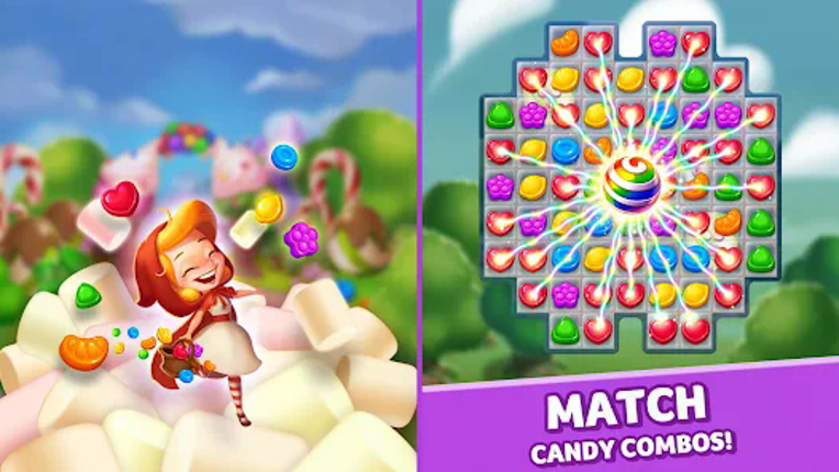 Lollipop & Marshmallow Match3 screenshot